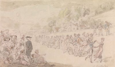 The Vicar of Wakefield: The Dance by Thomas Rowlandson